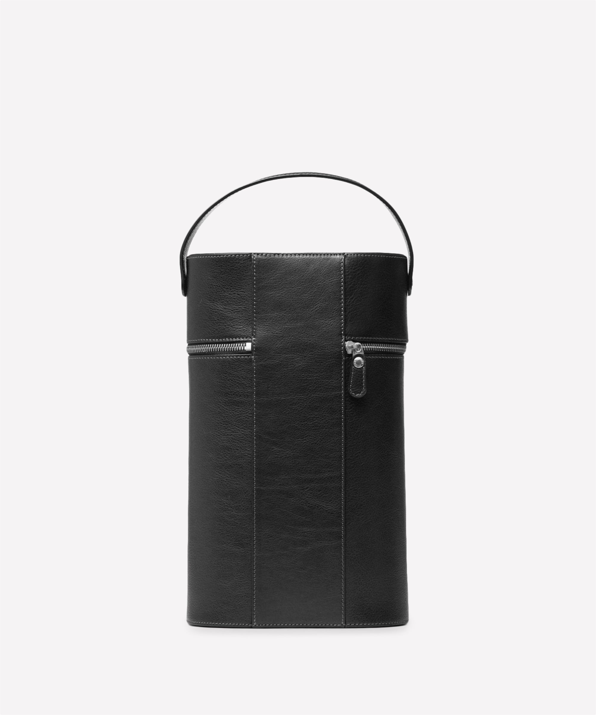 Pairing No. 285 | Vintage Black Leather Wine Carrier | Ghurka