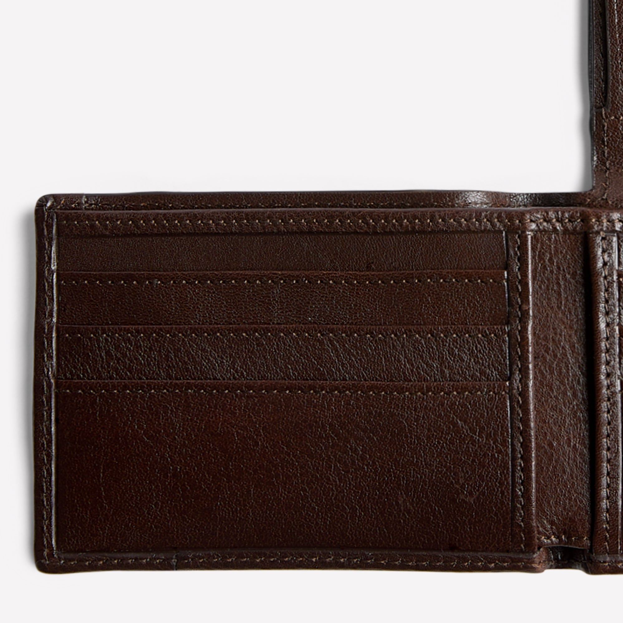 Pass Case Wallet No. 393 | Vintage Walnut Leather Wallet