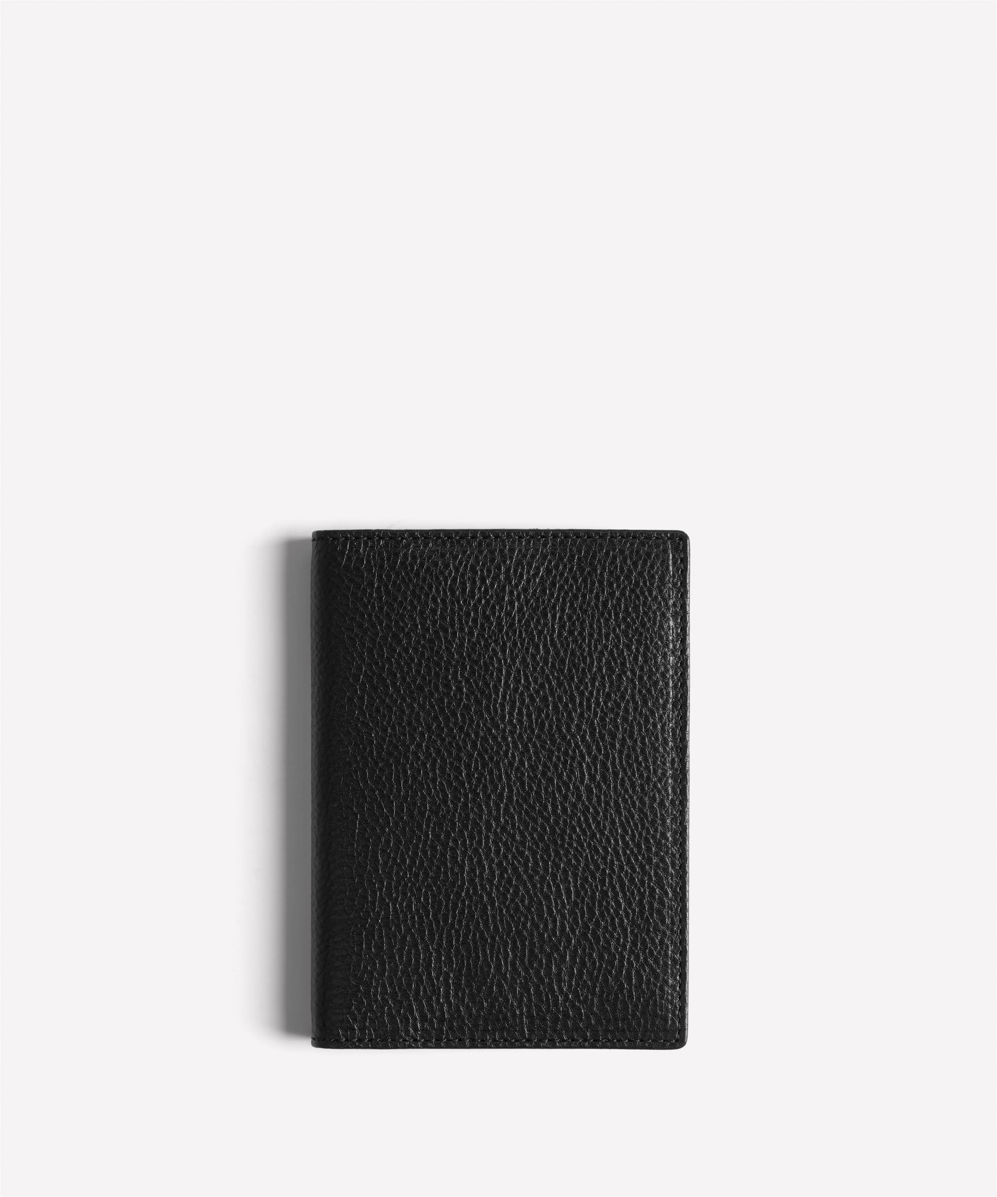 Passport Case | Vintage Black Leather Passport Cover | Ghurka