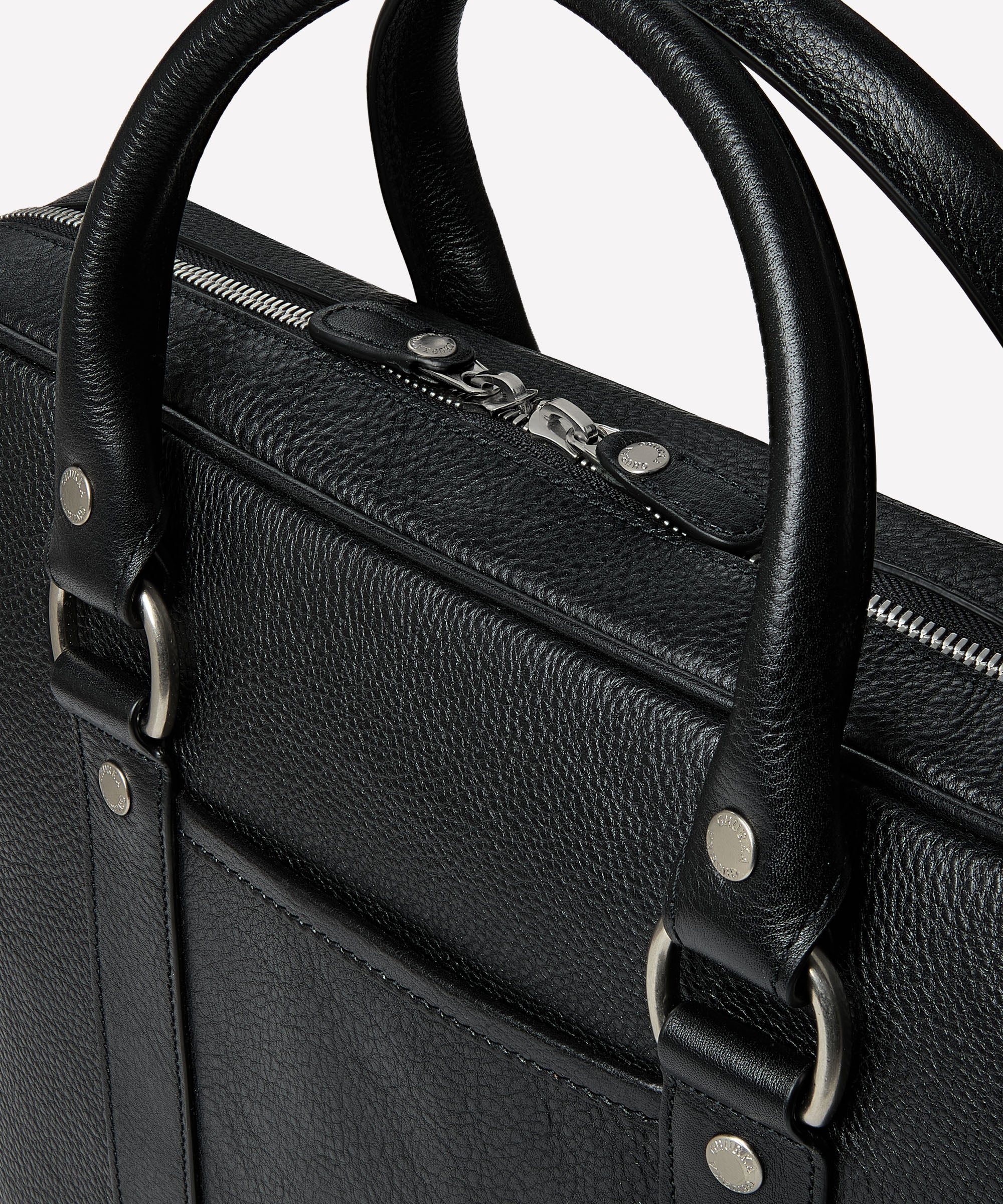 Scout No. 295 | Vintage Black Leather Slim Briefcase | Ghurka