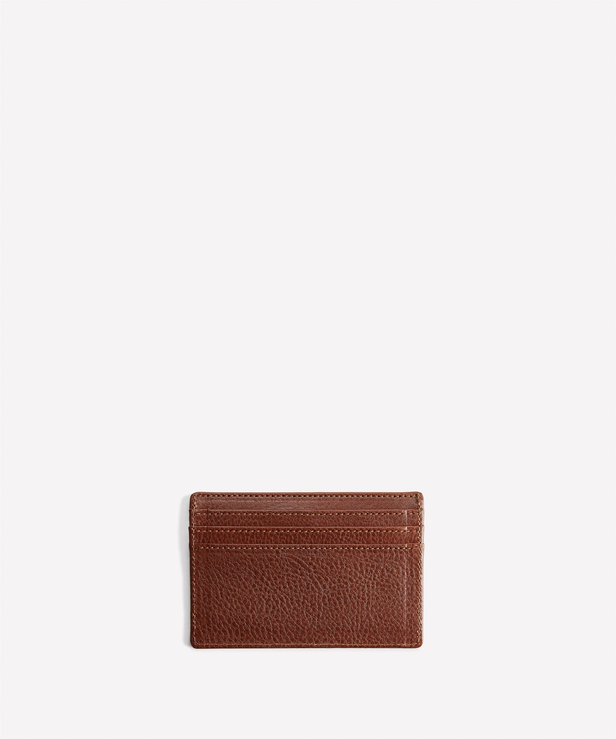 Slim Credit Card Case No. 204 | Vintage Chestnut Leather Card Case