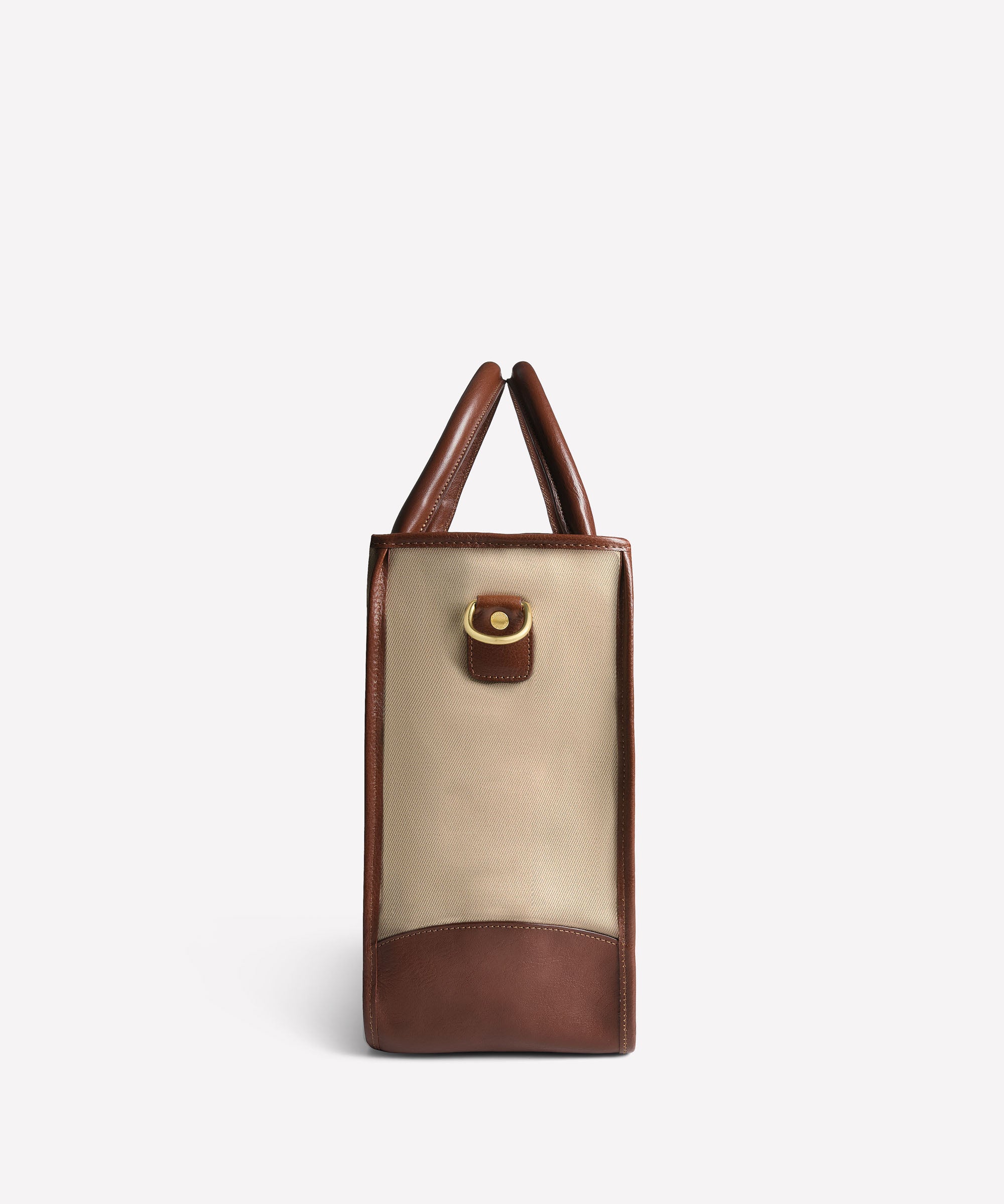 Stadium IV No. 73 Duffel Bag | Khaki Twill - Vintage Chestnut