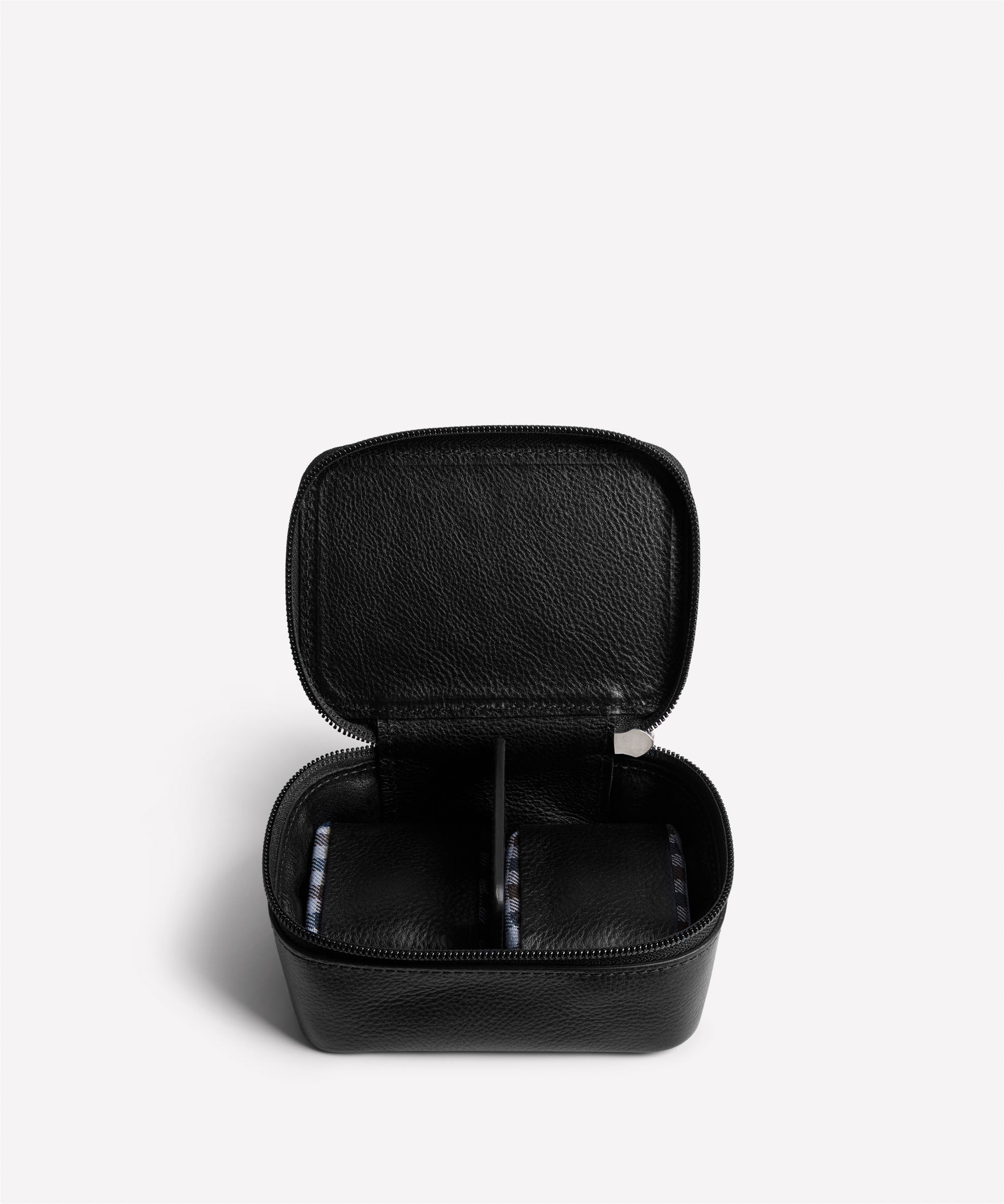 Travel Watch Case No. 257 | Vintage Black Leather | Ghurka