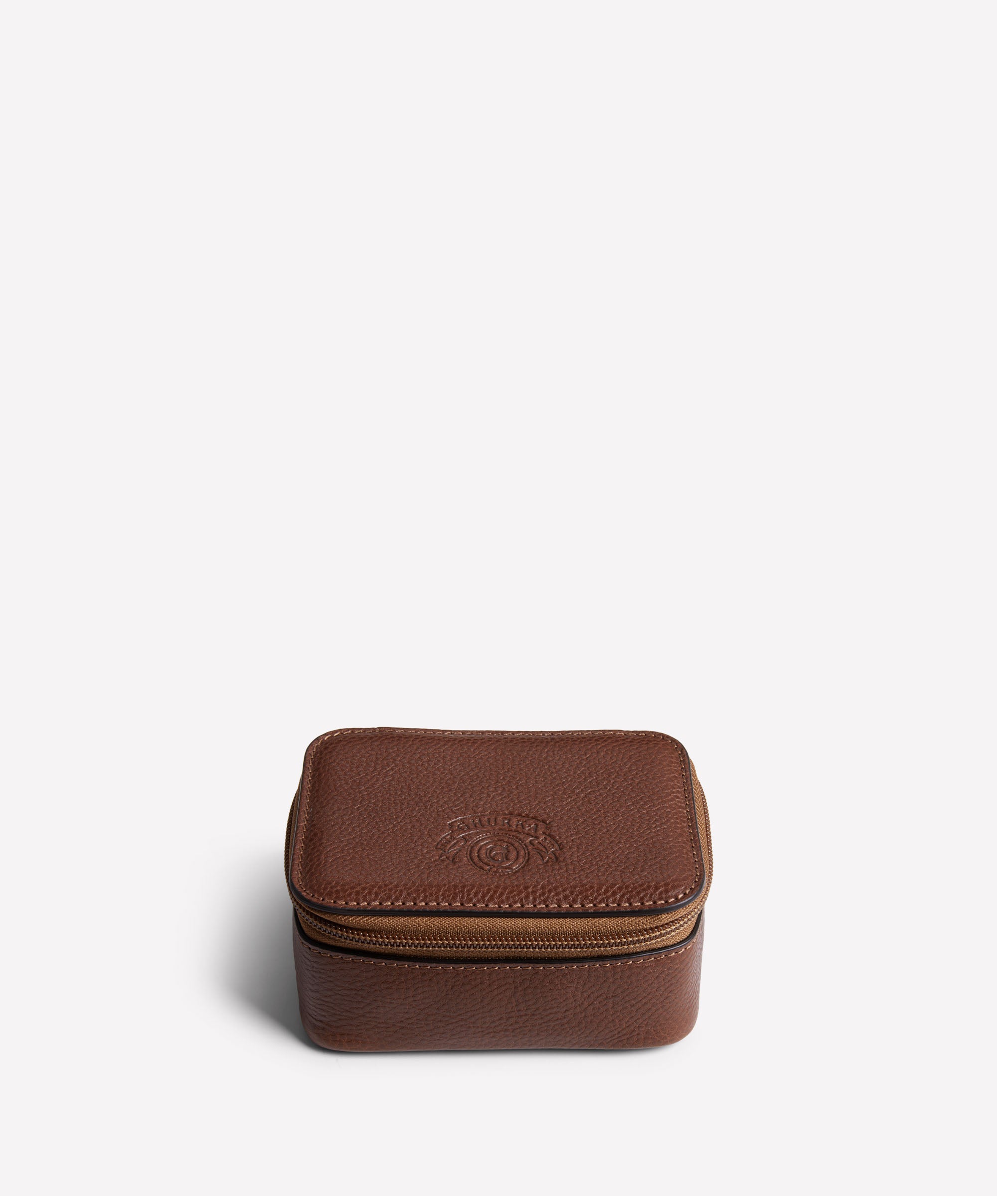 Travel Watch Case No. 257 | Vintage Chestnut Leather | Ghurka