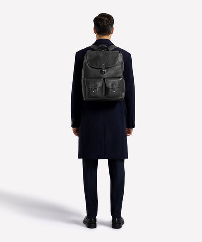 blazer leather backpack Blazer No. 278 | Vintage Black Leather Backpack