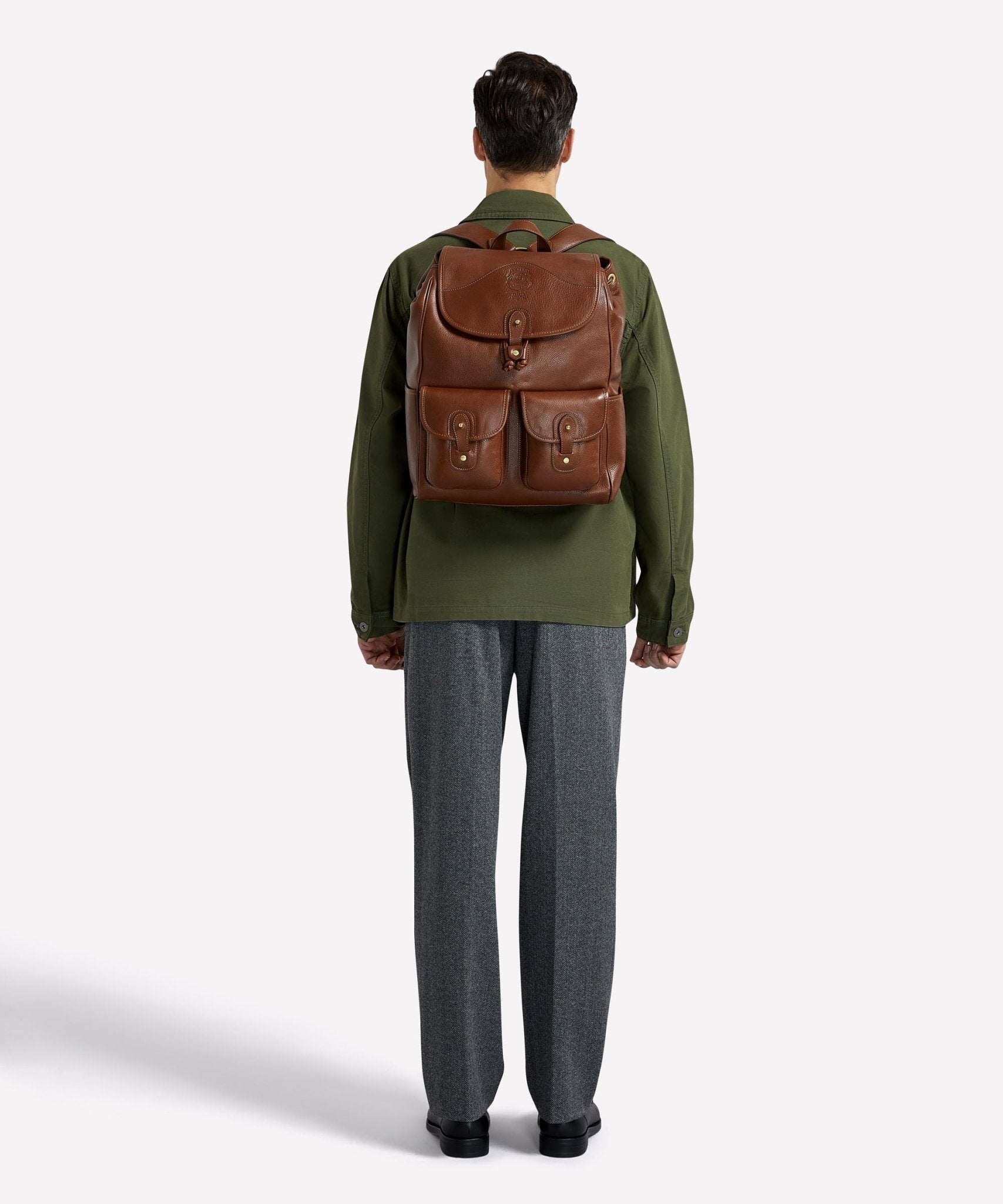 blazer leather backpack Blazer No. 278 | Vintage Chestnut Leather Backpack