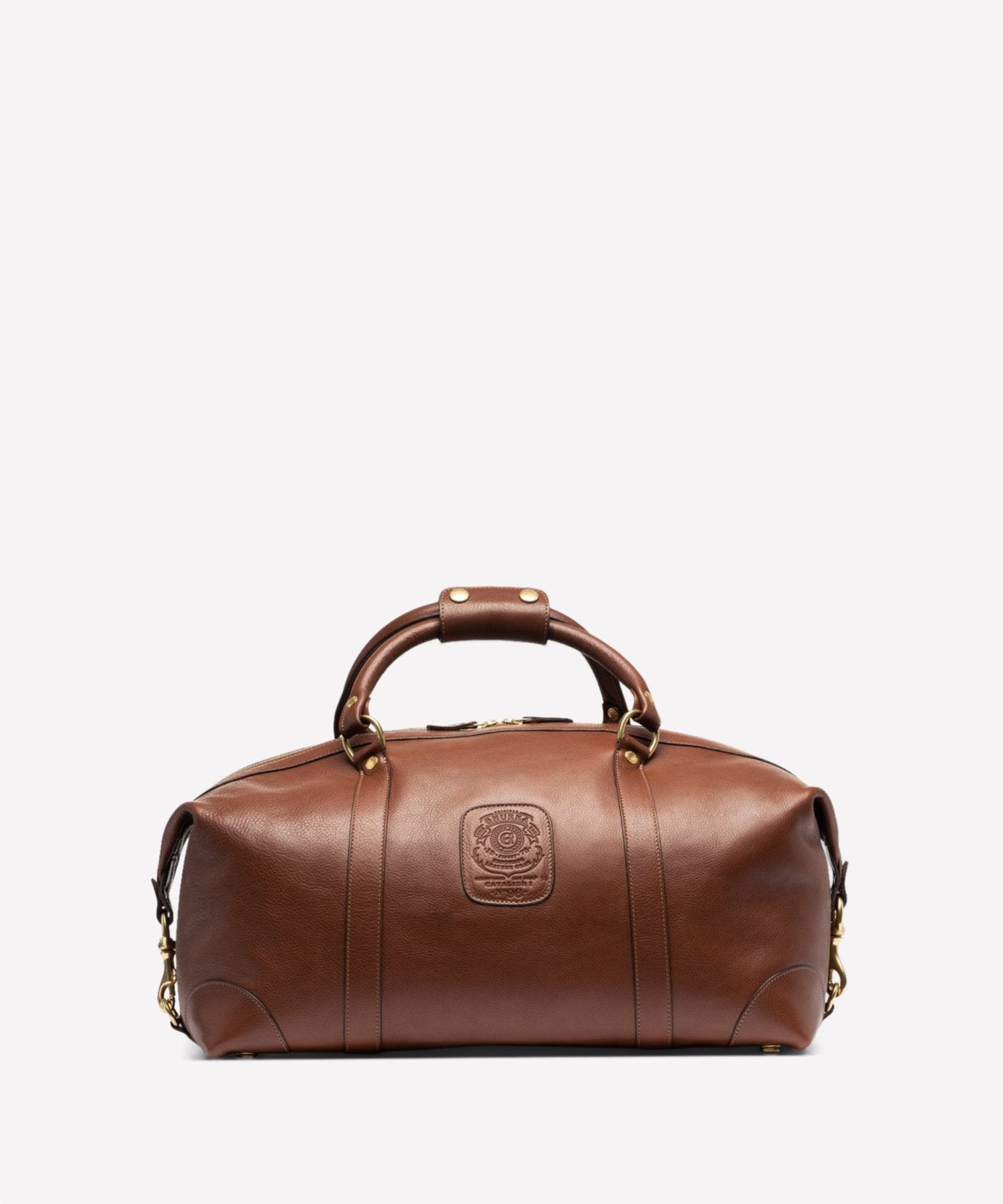 Cavalier II No. 97 | Vintage Chestnut Leather Duffle Bag | Ghurka Icon