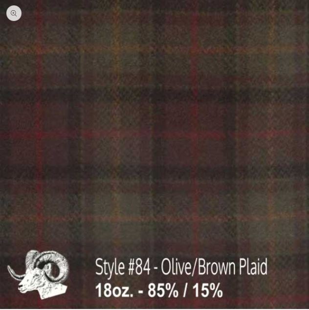 Cavalier II No. 97 | Chestnut Plaid Wool - Vintage Chestnut Leather - Ghurka