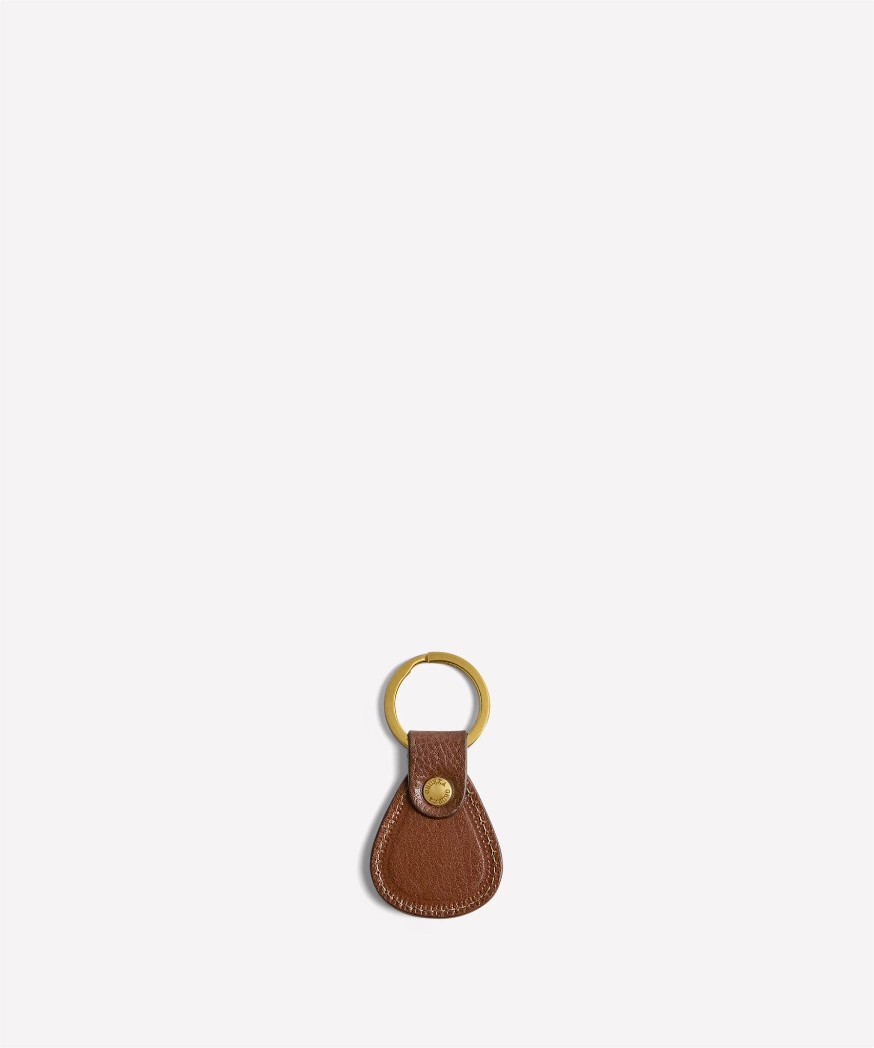 Classic Key Fob No. 226 | Vintage Chestnut Leather Key Ring