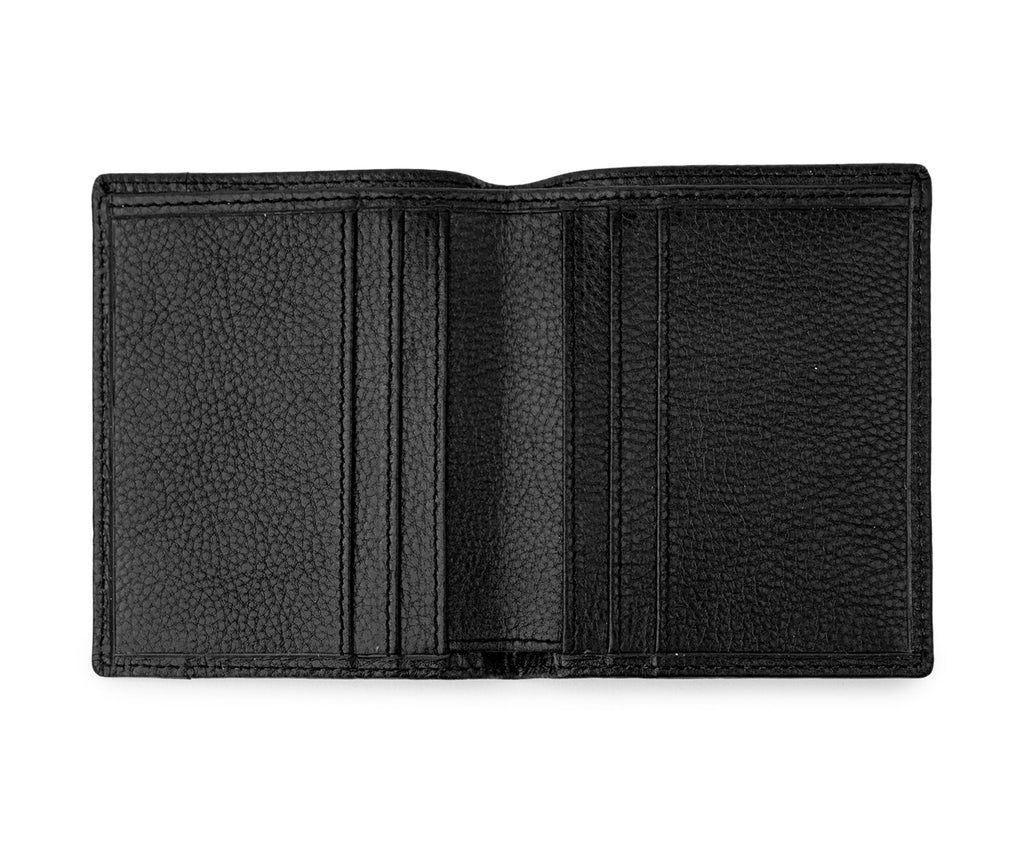 Compact Wallet No. 397 | Vintage Black Leather - Ghurka