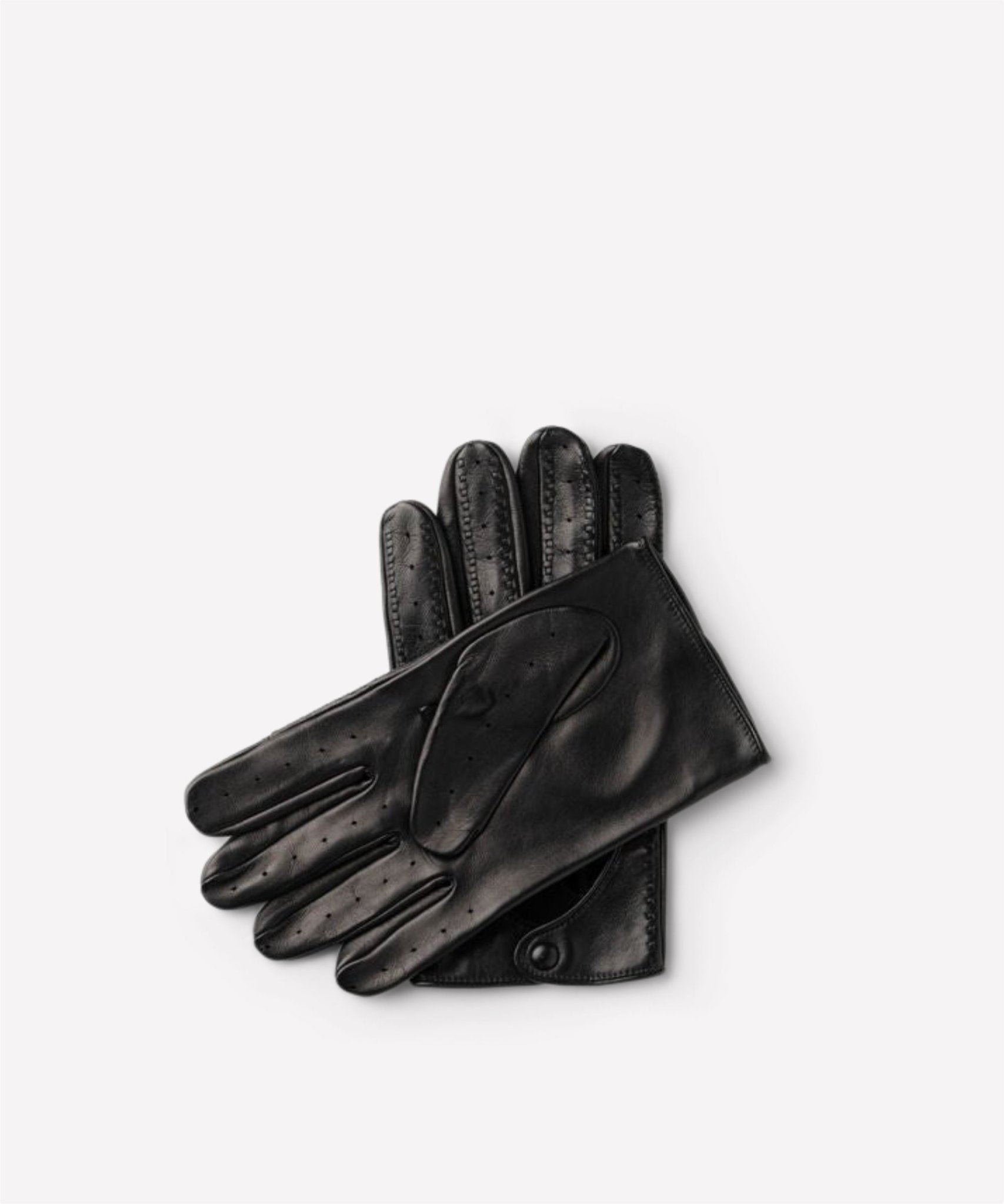 Portolano Driver Glove Black Leather Gloves Ghurka 9