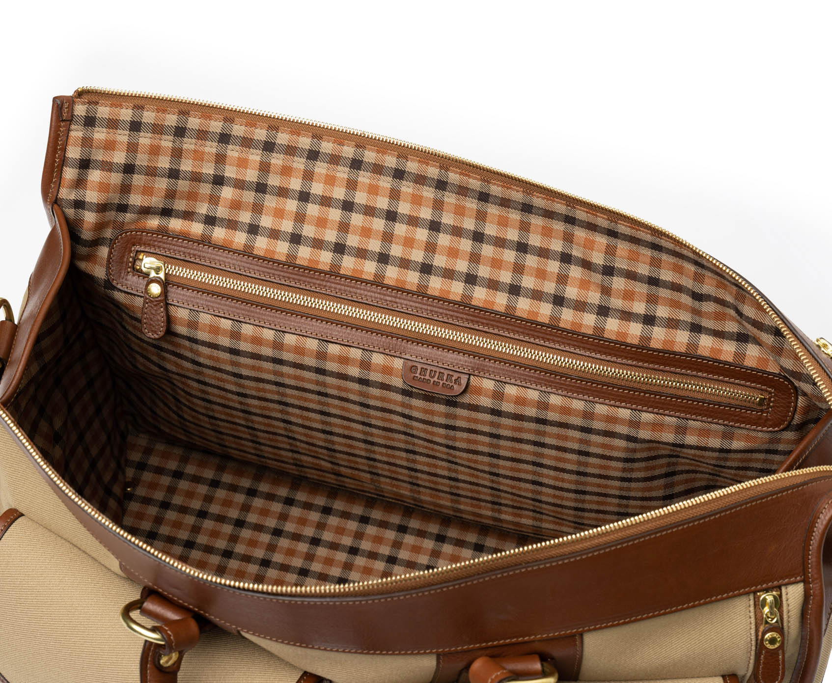 Express No. 2 | Khaki Twill - Vintage Chestnut - Ghurka