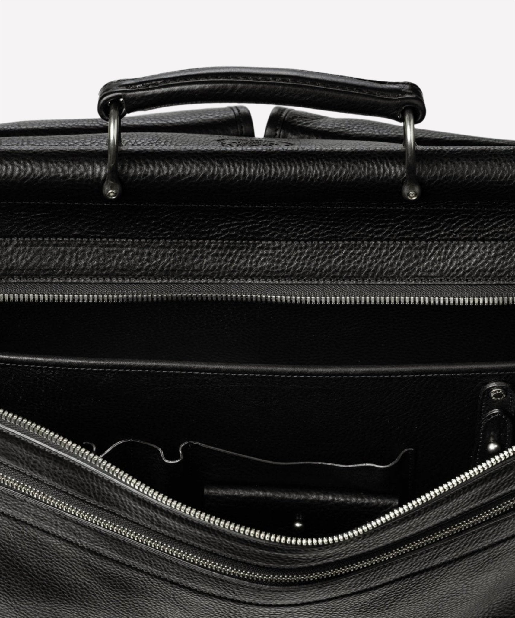 Garrison No. 147 | Vintage Black Leather Briefcase | Ghurka