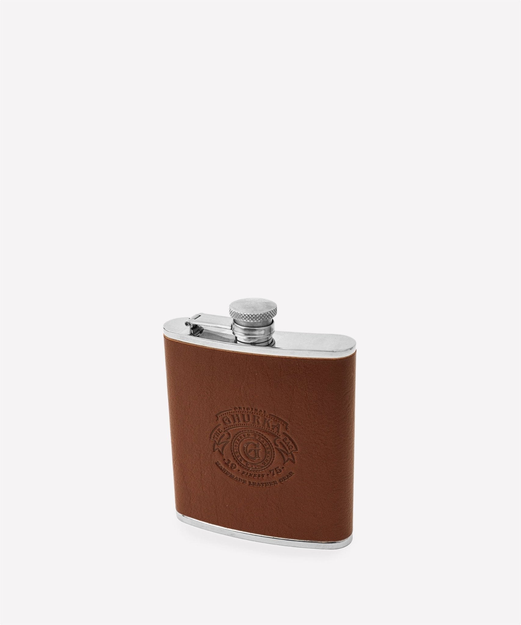 Leather Wrapped Flask - Ghurka