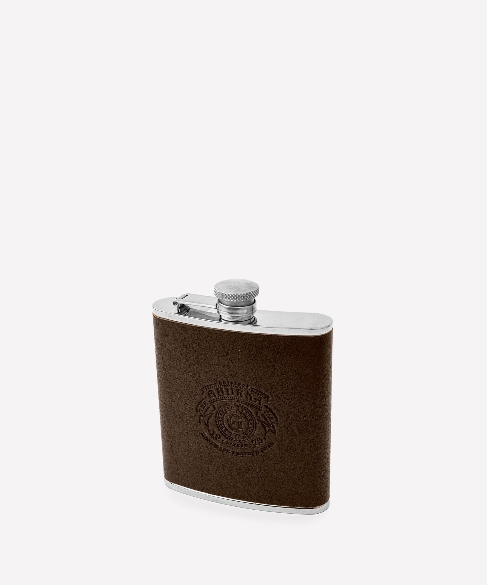 Leather Wrapped Flask - Ghurka