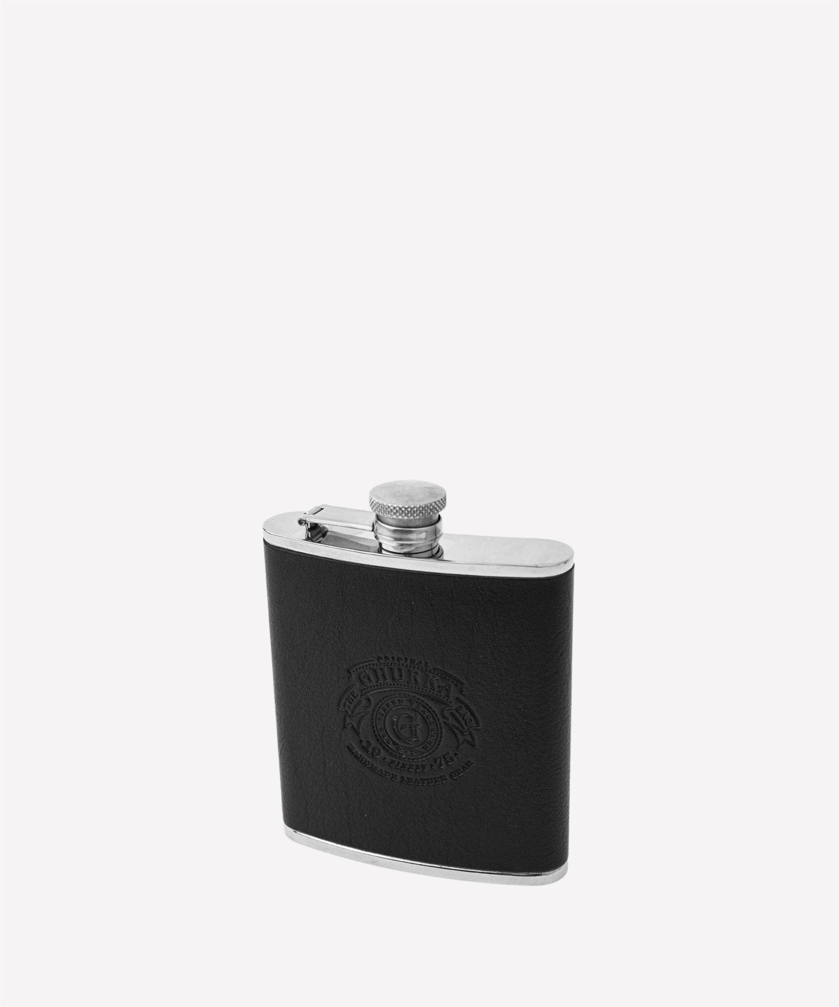 Leather Wrapped Flask - Ghurka