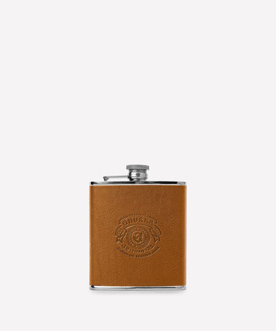 Leather Wrapped Flask - Ghurka