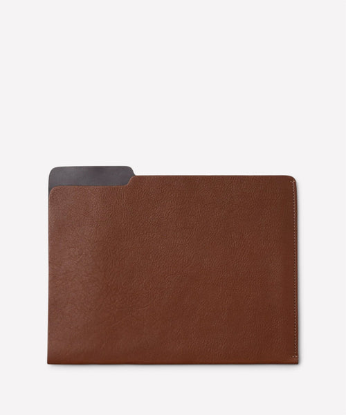 Letter Folder | Vintage Chestnut Leather Folder | Ghurka