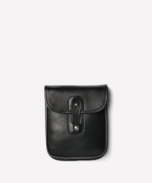 ghurka グルカ　Pocket IINo.202 未使用ポーチ Pocket II No. 202 | Vintage Black Leather Pouch | Ghurka