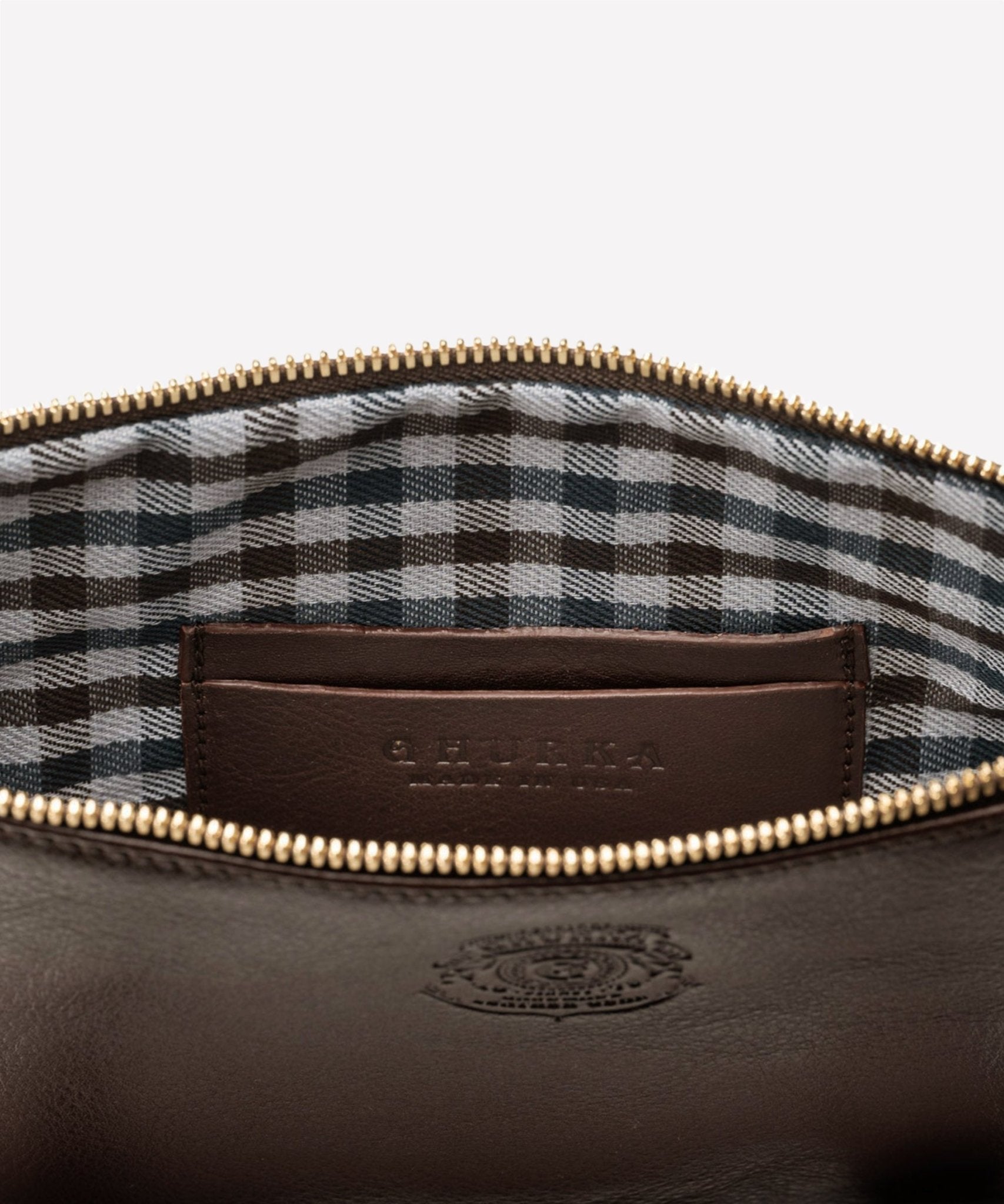 Pouch II No. 64 | Vintage Walnut Leather Pouch | Ghurka