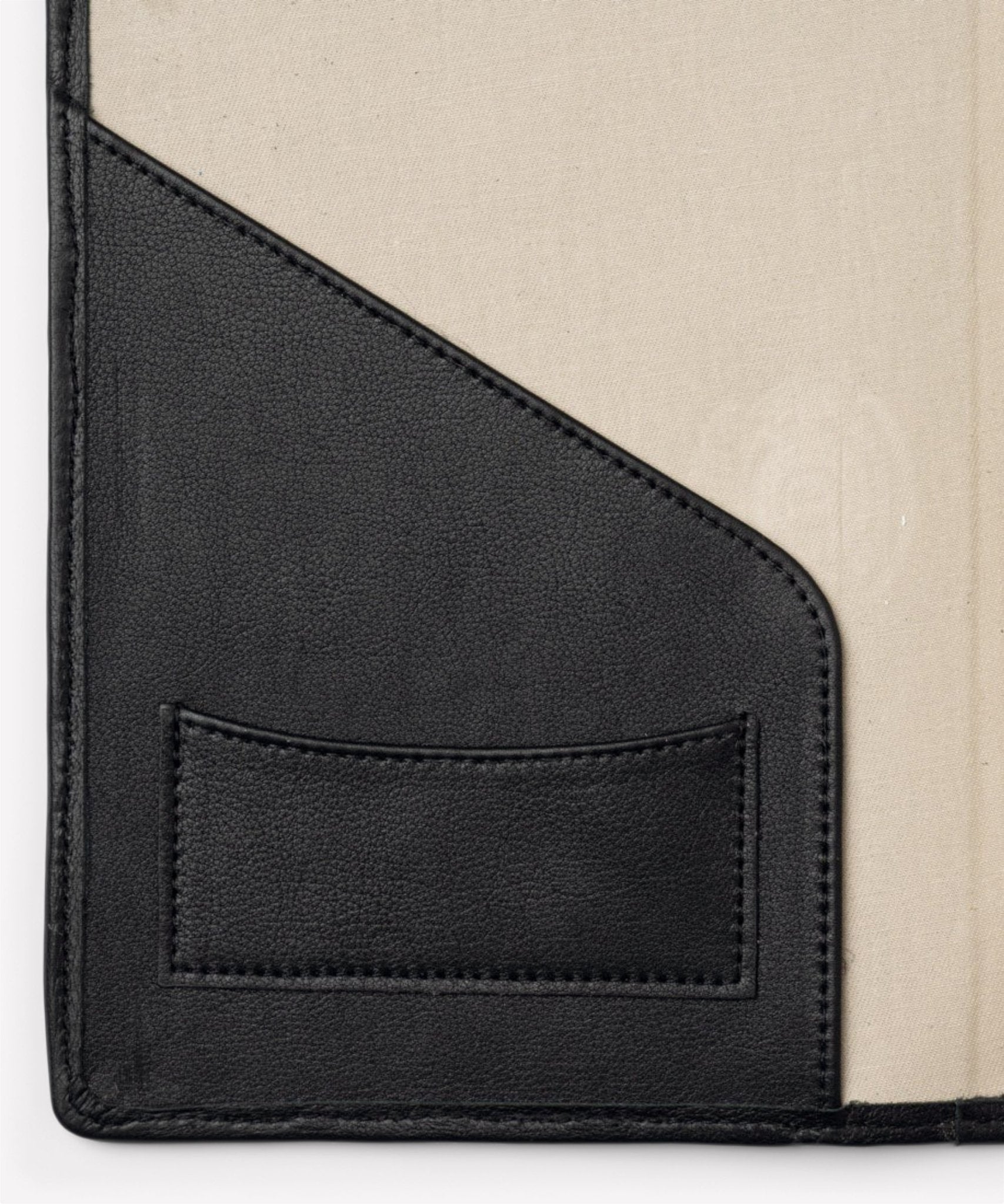 Refillable Journal | Vintage Black Leather Journal | Ghurka