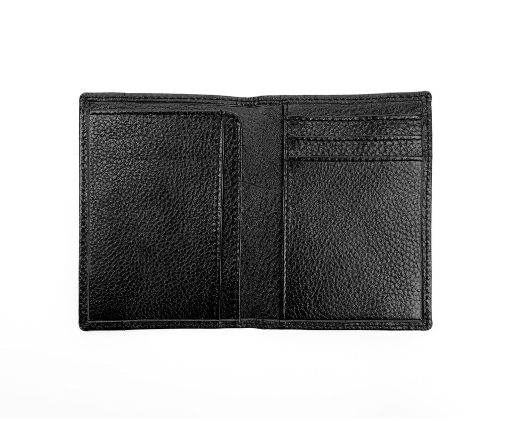 Vertical Card Case No. 396 | Vintage Black Leather - Ghurka