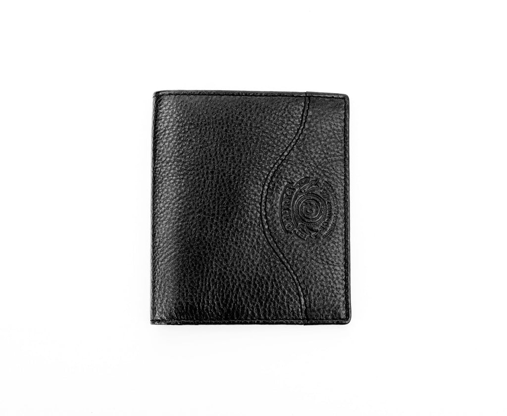 Vertical Card Case No. 396 | Vintage Black Leather - Ghurka