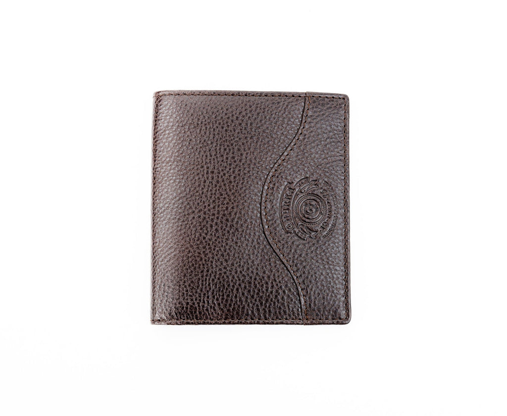 Vertical Card Case No. 396 | Vintage Walnut Leather - Ghurka