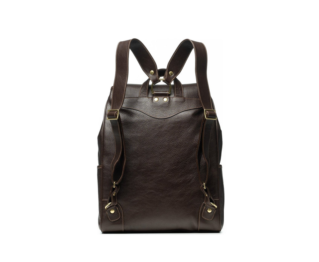 Blazer No. 278 | Vintage Walnut Leather Travel Backpack | Ghurka