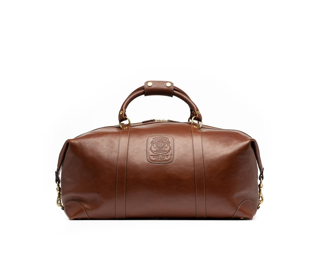 Cavalier II No. 97 | Vintage Chestnut Leather Duffle Bag | Ghurka Icon