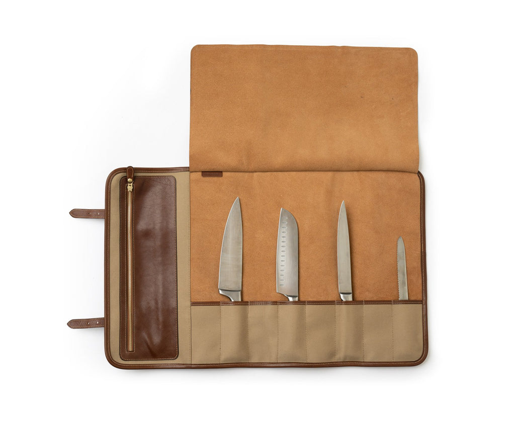 Chef's Knife Roll No. 246 | Vintage Chestnut Leather