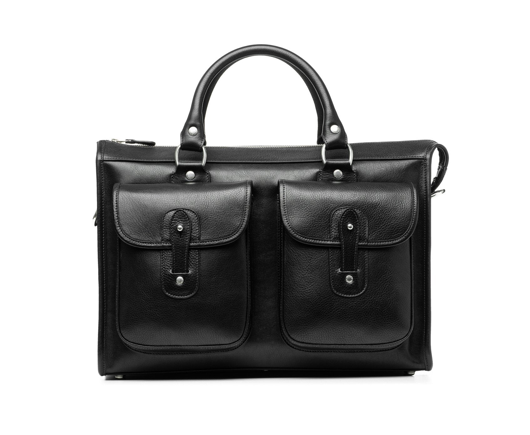 Examiner No. 5 | Vintage Black Leather Briefcase | Iconic Ghurka Style