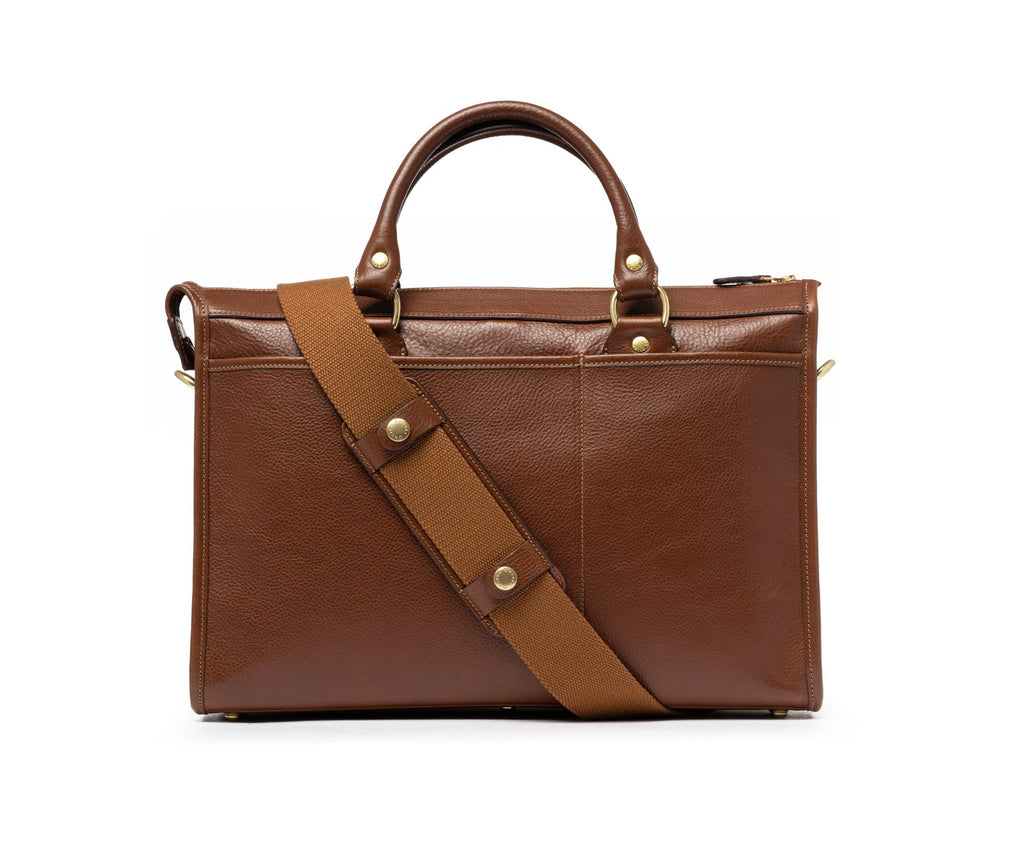 Examiner No. 5 | Vintage Chestnut Leather Briefcase | Iconic Ghurka Style