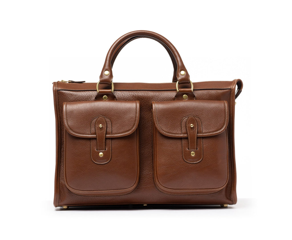 Examiner No. 5 | Vintage Chestnut Leather Briefcase | Iconic Ghurka Style