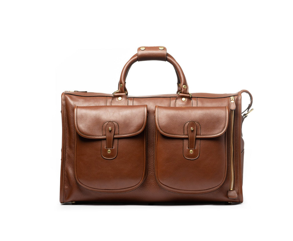 Express No. 2 | Vintage Chestnut Leather Duffle Bag | Ghurka