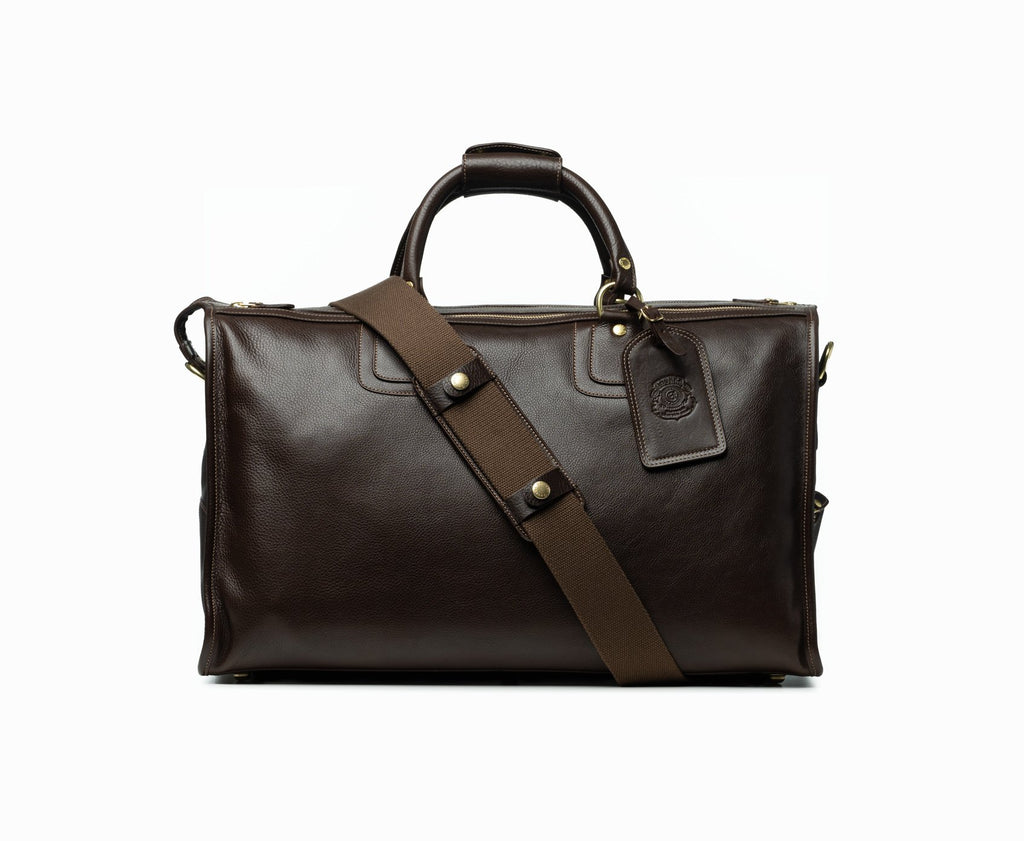 Express No. 2 | Vintage Walnut Leather Duffle Bag | Ghurka