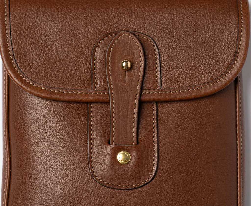 Pocket II No. 202 | Vintage Chestnut Leather Pouch | Ghurka