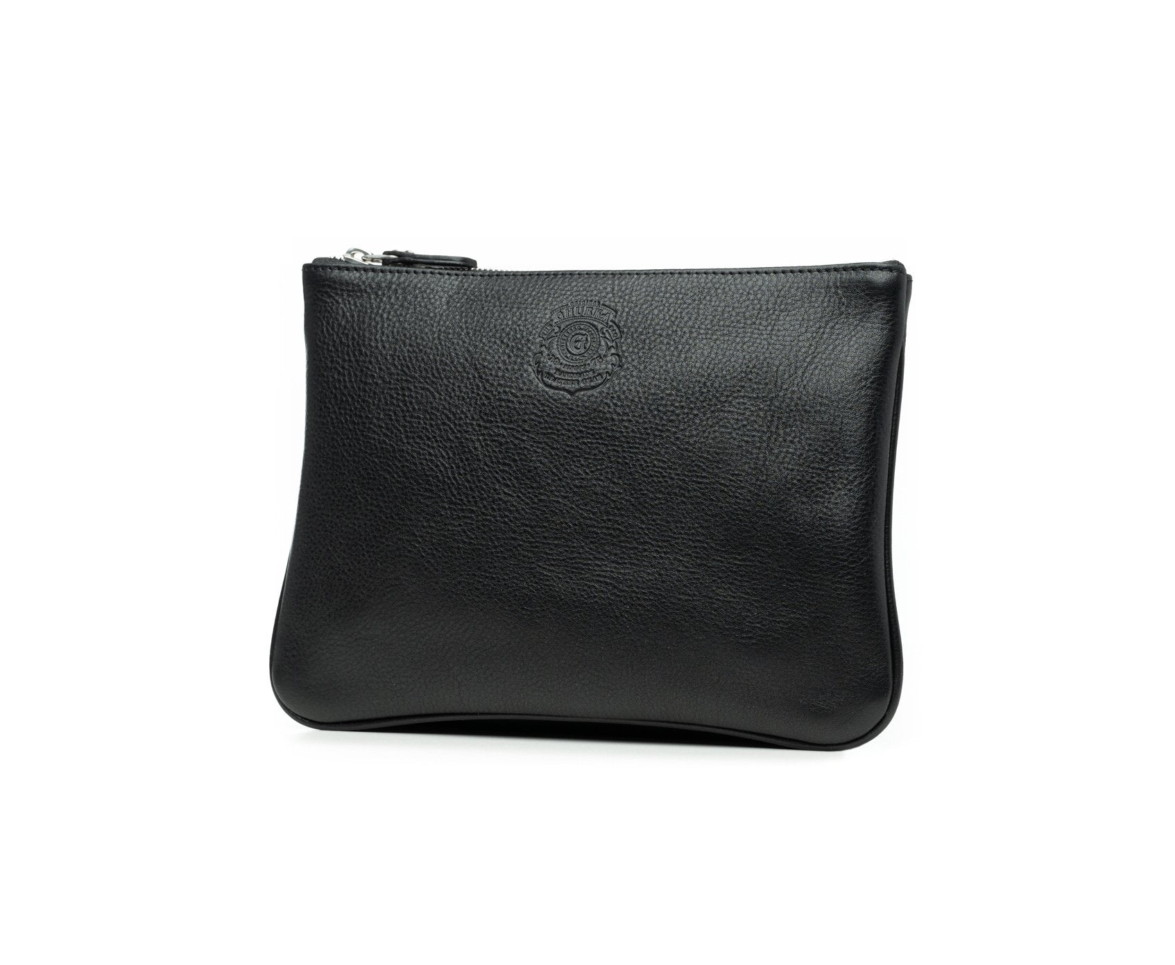 Pouch II No. 64, Vintage Black Leather Pouch
