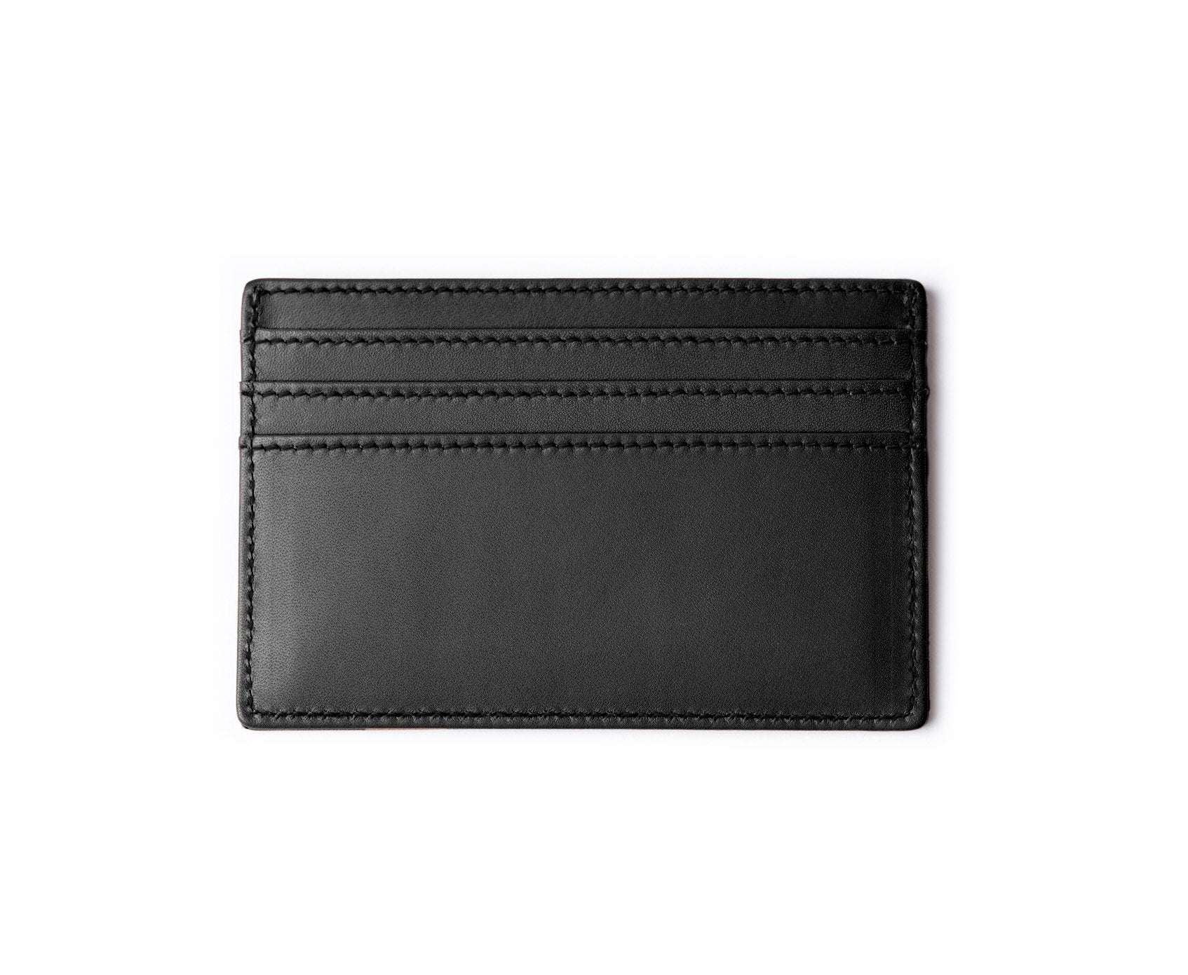 Slim Credit Card Case No. 204  Vintage Chestnut Leather Card Case