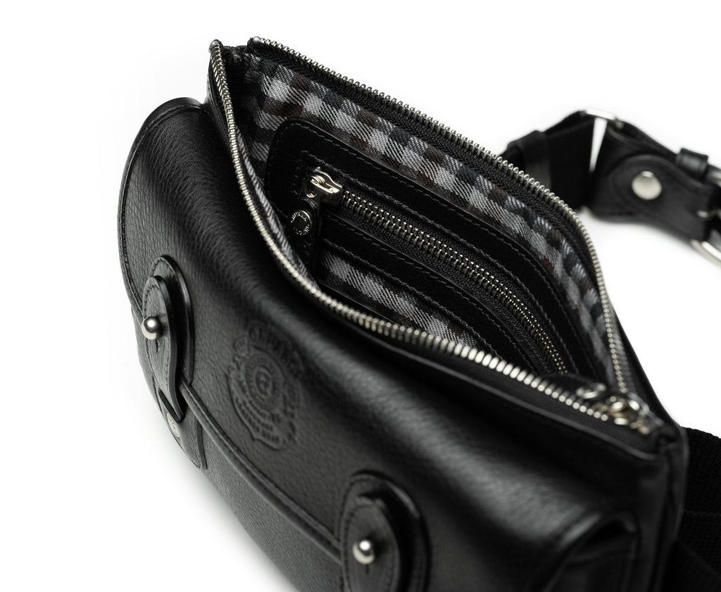 Belt Bag No. 114 | Vintage Black Leather - Ghurka