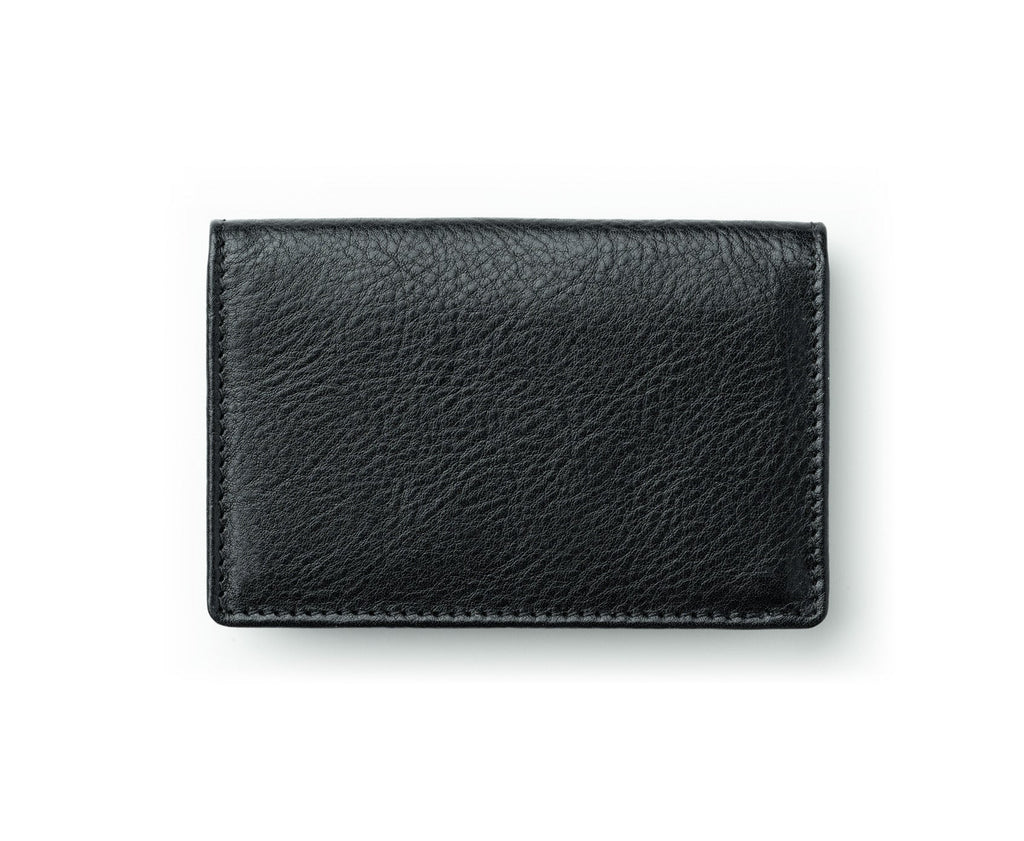 Business Card Holder No. 213 | Vintage Black Leather