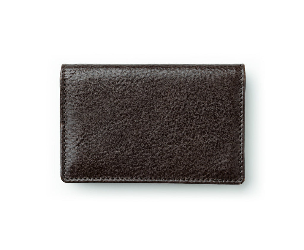 Business Card Holder No. 213 | Vintage Walnut Leather