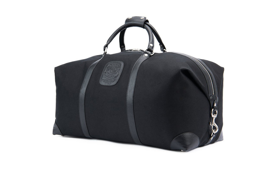 Cavalier III No. 98 | Black Twill - Vintage Black Duffle Bag | Ghurka