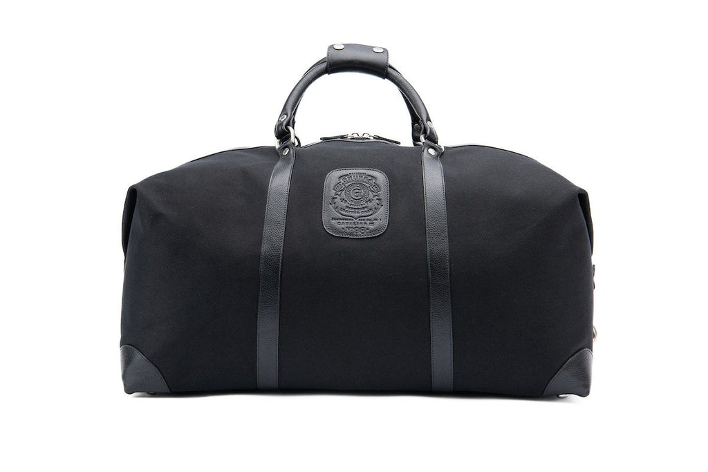 Cavalier III No. 98 | Black Twill - Vintage Black Duffle Bag | Ghurka
