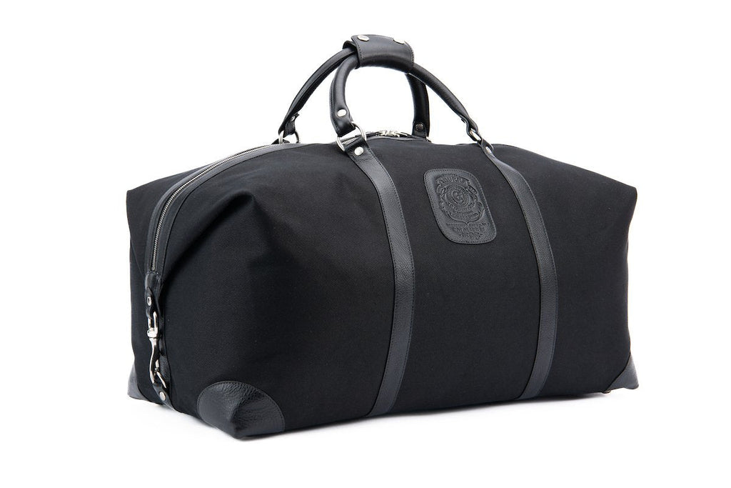 Cavalier III No. 98 | Black Twill - Vintage Black Duffel Bag