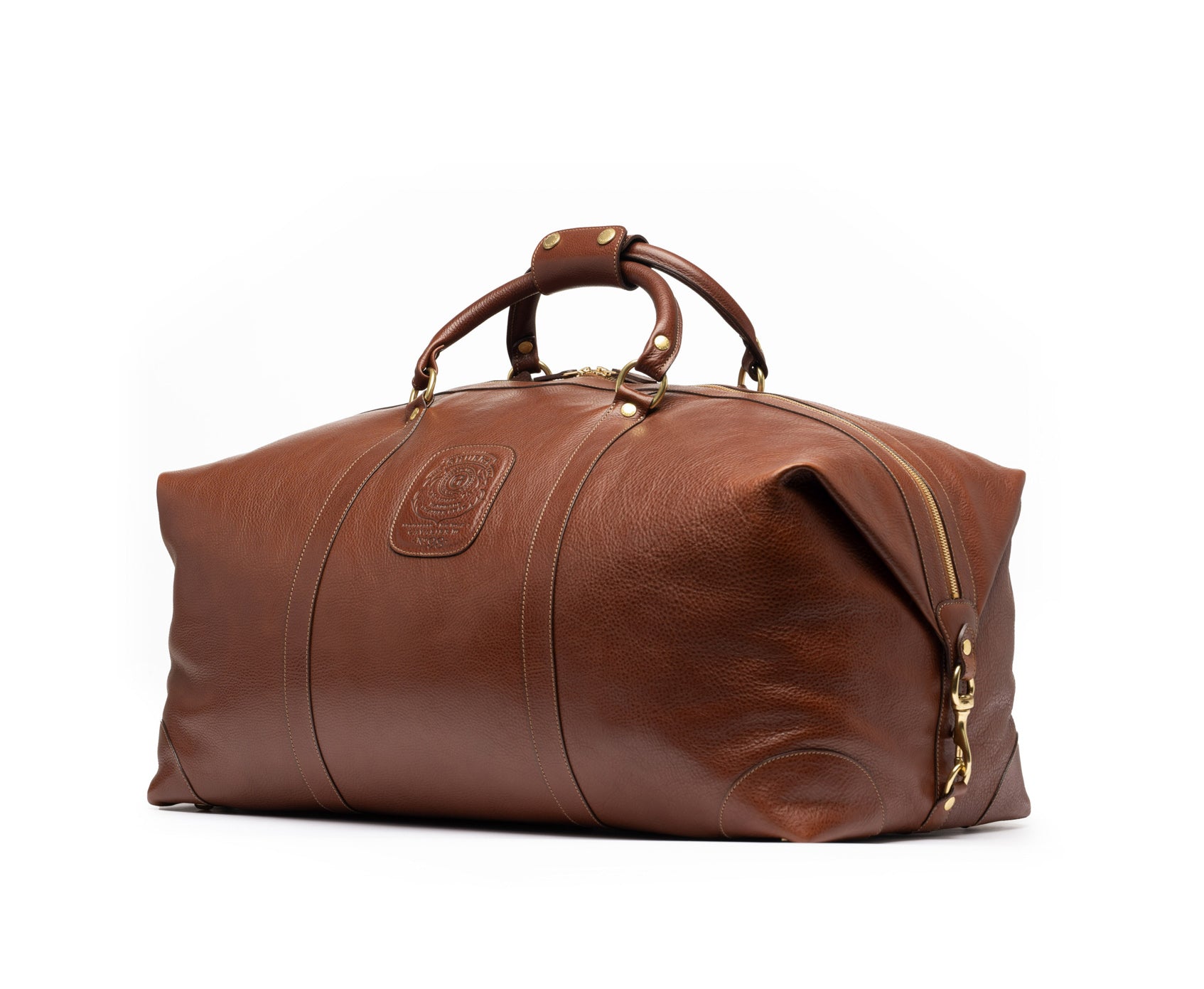 Goldman-II Leather Duffle Bag, Leather Travel Bag