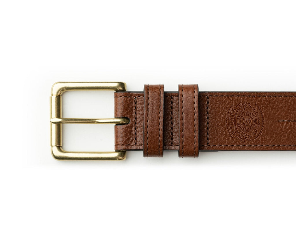 Center Stitch Belt  | Vintage Chestnut Leather