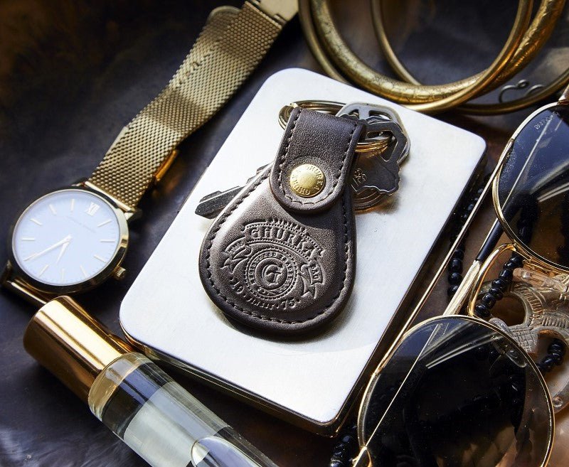 Classic Key Fob No. 226 | Vintage Walnut Leather - Ghurka