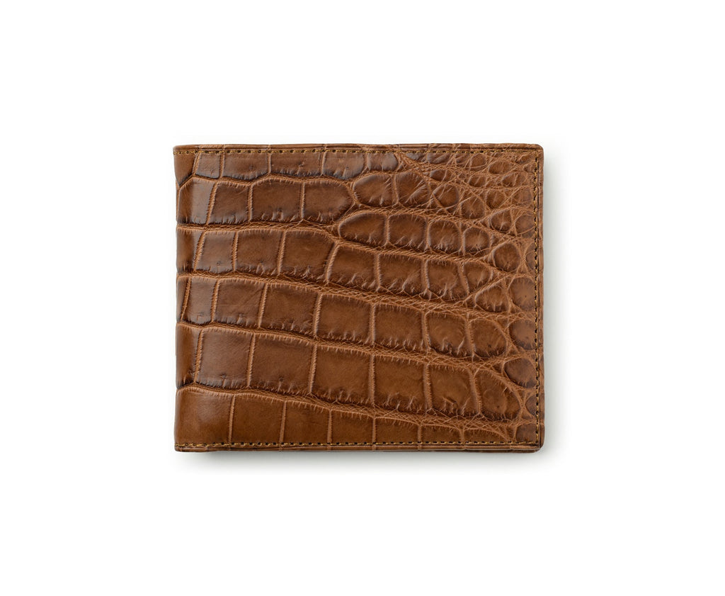 Classic Wallet No. 101 | Chestnut Crocodile - Ghurka