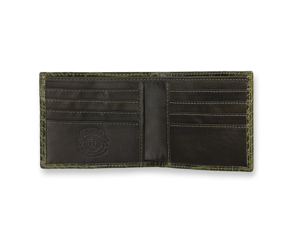 Classic Wallet No. 101 | Olive Alligator - Ghurka